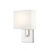 Z-Lite Saxon 1 - Light Wall Light in  Polished Nickel - 2 of 4