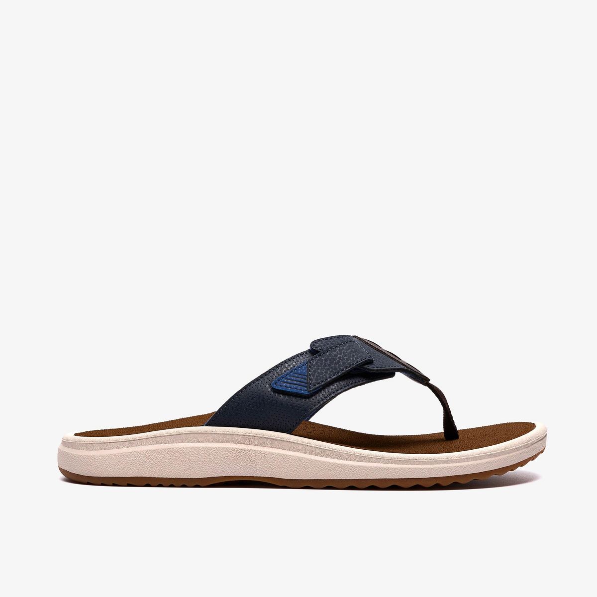 Clarks Mens Men's Breeze Flip Flops Navy Sandals