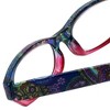 Calabria 4377 Reading Glasses with Floral Designs & Matching Case - 4 of 4