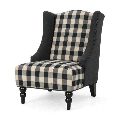 Charcoal discount club chair