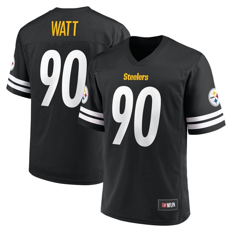 NFL Pittsburgh Steelers Watt #90 Men&#39;s V-Neck Jersey, 1 of 4