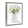 Stupell Industries White Tulips Rustic Country Jar Falling Blooms Floating Frame Canvas Art, Gray, 25" x 31" - 2 of 4