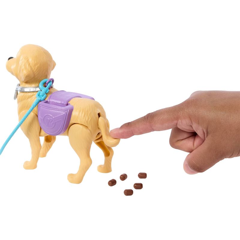 Barbie Life in the City Brooklyn Doll with Walk &#38; Potty Dog, Toy Set with Tail-Activated Pooping Pet Puppy (Target Exclusive), 4 of 7