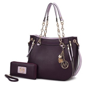 MKF Collection Lina Vegan Leather Shoulder Bag and Wallet by Mia K - 1 of 4