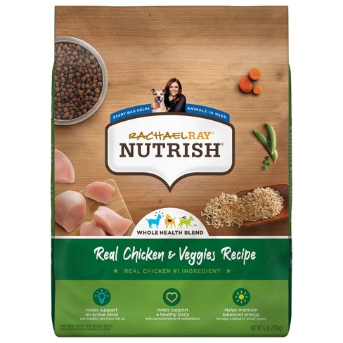 Rachael Ray Nutrish Real Chicken & Vegetable Recipe Super Premium Dry ...