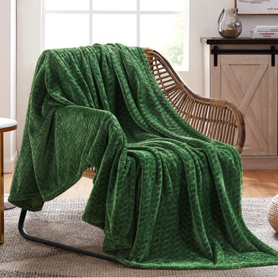 Inhand Flannel Throw Blanket, 50”x60” Super Soft Fuzzy Blanket for Couch Sofa Bed Office, Cozy Plush Lightweight Blanket Throw Size