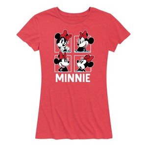 Women's - Disney - Minnie Grid Short Sleeve Graphic T-Shirt - 1 of 4