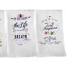 Manual Woodworks and Weavers Enter His Gates Kitchen Towels Set of 4, Inspirational Cotton Tea Towels - 3 of 3
