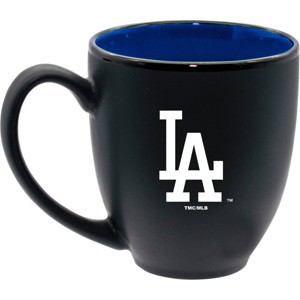 MLB Los Angeles Dodgers 15oz Inner Color Black Coffee Mug - 1 of 3