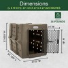 Dakota 283 Canine Rough and Tough Economy Pet Kennel, Heavy Duty Crate for Dogs and Cats with Ventilation Holes, Large, Coyote Granite - 3 of 4