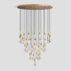 34-light High Ceilings Large Raindrop Chandelier - 1 of 4