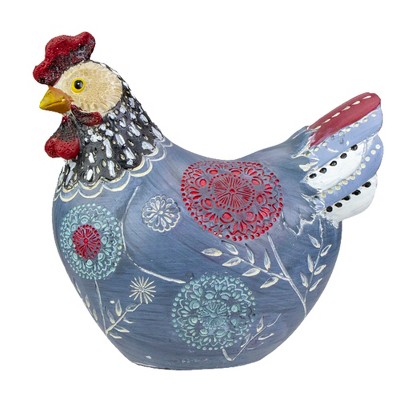 Darice 7" Red, White and Blue Resin Tabletop Chicken