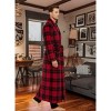 ADR Men's Robe, Plush Fleece Hooded Bathrobe Man, Long Warm Cozy Bath Robe Man - 3 of 4