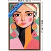 Trends International Reinders: Portraits - Vibrant Woman II Framed Wall Poster Prints - 3 of 4