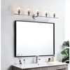 Elegant Lighting Jaelynn 5 light Chrome and Clear Bath Sconce - 3 of 4