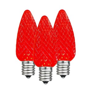 Novelty Lights C9 LED Faceted Christmas Replacement Bulbs Dimmable - 1 of 4