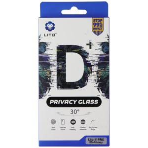 LITO D+ Privacy Glass Screen Protector for Apple iPhone 11 Pro / XS - 1 of 1