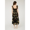 August Sky Women's Floral Tiered Midi Dress - 2 of 4