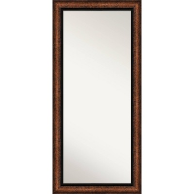 31" x 67" Vogue Bronze Leaner Mirror - Amanti Art: Standing, Wall Mount Options