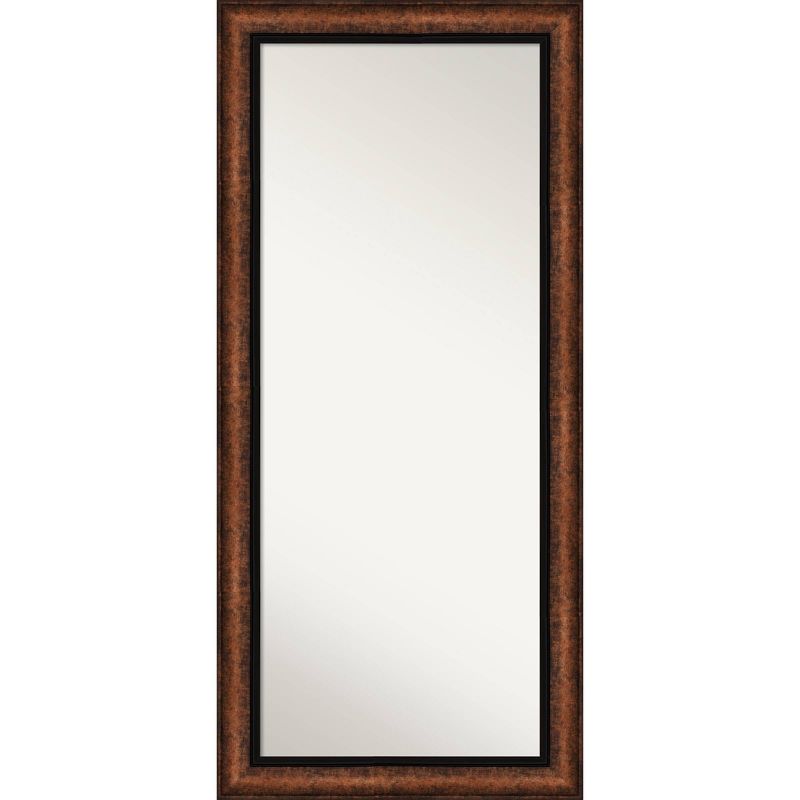 31&#34; x 67&#34; Non-Beveled Vogue Bronze Full Length Floor Leaner Mirror - Amanti Art, 1 of 10