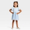 Toddler Girls' Short Sleeve Sparkle Ribbed Tulle Dress - Cat & Jack™ - 3 of 3