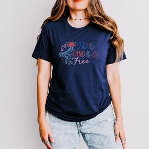 Simply Sage Market The Land Of The Free Coquette Short Sleeve Tee - 1 of 4