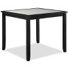 NicBex 42" Dining Table Set for 4 Counter Height Square Wooden Dining Table with 4 Upholstered Chairs - 4 of 4