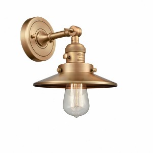 Railroad - 1 Light Wall Sconce In Traditional Style-8 Inches Tall and 8 Inches Wide - 1 of 1
