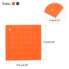 Unique Bargains Heat Resistant Silicone Trivets Pads for Kitchen 4 Pcs - 2 of 4