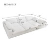 Large size modular cloud sofa 6 seats down sofa bed apartment living room sofa 120" - 3 of 4