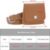 INSPIRE CHIC Women's Fanny Pack Faux Leather Belts with Removable Mini Pouch Small Purse Waist Belt Bag 1 Pc - 4 of 4