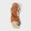 Women’s Capri Heels with Memory Foam Insole – A New Day™ Tan - 3 of 4