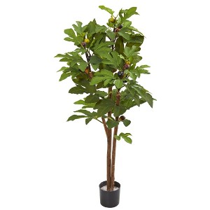 Nearly Natural 46-in Fig Artificial Tree - 1 of 2