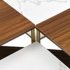 KTMBDW Coffee Table Nesting Square Table Set of 4 Side Table with Sturdy Metal Frame for Living Room Bedroom Apartment - 4 of 4