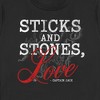 Women's Pirates of the Caribbean: Curse of the Black Pearl Sticks and Stones Love T-Shirt - 2 of 4