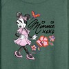 Women's - Disney - Minnie Mouse Lightweight French Terry Wide Neck Long Sleeve Shirt - 2 of 4