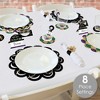 Big Dot of Happiness Mardi Gras - Masquerade Party Paper Charger and Table Decorations - Chargerific Kit - Place Setting for 8 - image 2 of 4