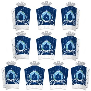 Big Dot of Happiness Fairy Tale Fantasy - Table Decorations - Royal Prince and Princess Party Fold and Flare Centerpieces - 10 Count - 1 of 4