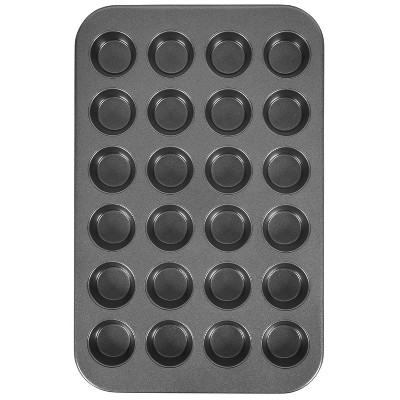 Cuisinart Chef's Classic 24 Cup Non-stick Two-toned Mini Muffin Pan -  Amb-24mmp : Target