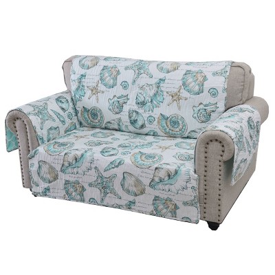 Reversible Cruz Furniture Protector Slipcover White - Greenland Home Fashions