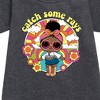 - LOL Surprise! - Catch Some Rays Graphic Short Sleeve Fleece Dress - 2 of 3