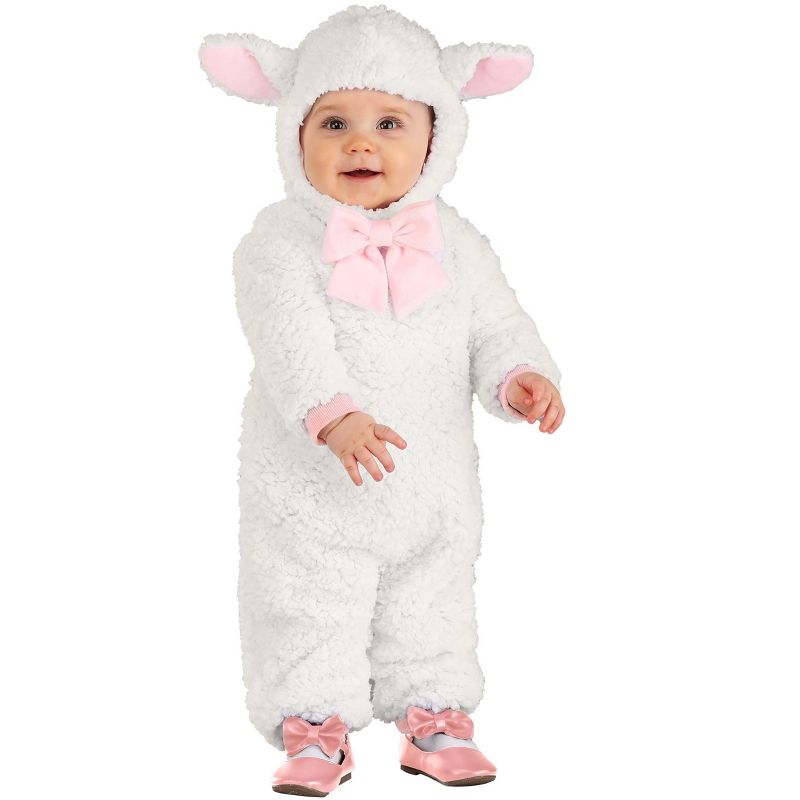 HalloweenCostumes.com Infant Little Lamb Costume, 3 of 4