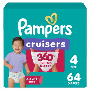 Pampers Cruisers 360 Diapers - (Select Size and Count) - 1 of 4