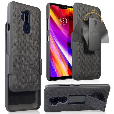 Nakedcellphone Case With Stand And Belt Clip Holster For Lg G7