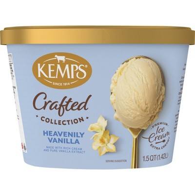 Kemps Crafted Collection Heavenly Vanilla Ice Cream - 1.5qt