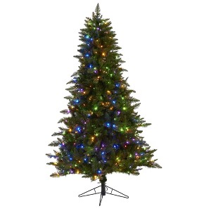 Nearly Natural 6.5' Vermont Spruce Prelit LED Color Changing Artificial Christmas Tree - 1 of 1