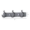 REGALWOVEN Aluminum Alloy Waterproof Rustproof Coat Hook Rack with 3 Hooks - 2 of 4