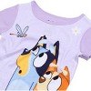 Bluey Toddler Girls' 4-Piece Cotton Short Sleeve Pajama Sets - 3 of 4