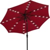 HYLEORY 120" Lighted Market Umbrella/ Size: 94.5" H x 120" W x 120" D - 4 of 4