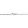 Black Bow Jewelry 1.75mm Sterling Silver, Solid Figaro Chain Necklace - 4 of 4